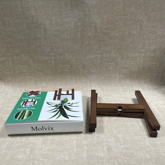 Molvix Elevate your indoor greenery game with the Wooden Flower and Plant Holder, a perfect blend of functionality and understated elegance for plant enthusiasts and interior design lovers alike.