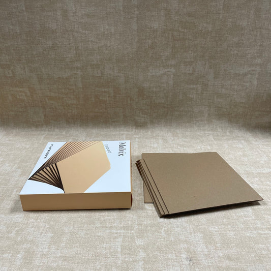 Molvix brown cardboard sheets, with durable thick material, perfect 8x8 inch size, and 6-sheet pack, offer great versatility and value for all craft projects.