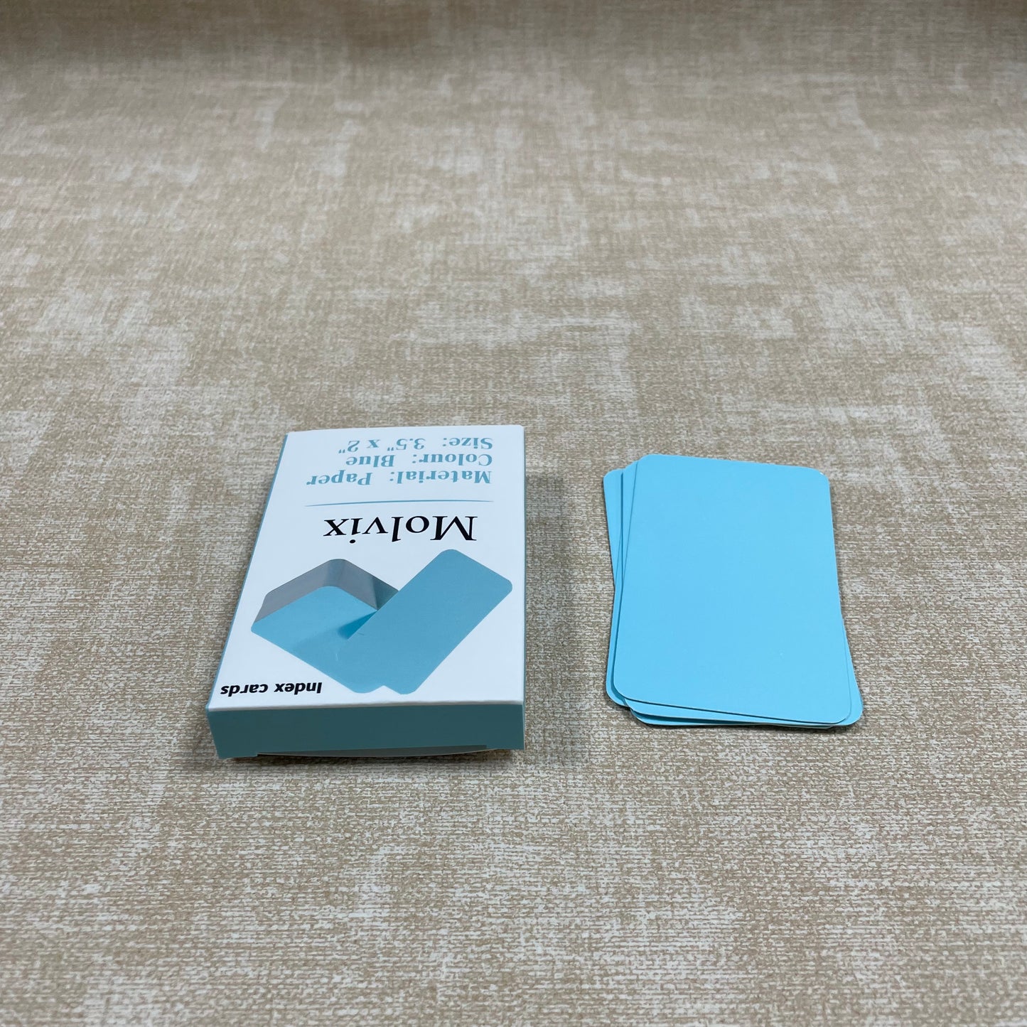 Molvix index cards, crafted from premium durable paper in a classic blue hue, offer a versatile and compact solution for all your note-taking, studying, and organizing needs.