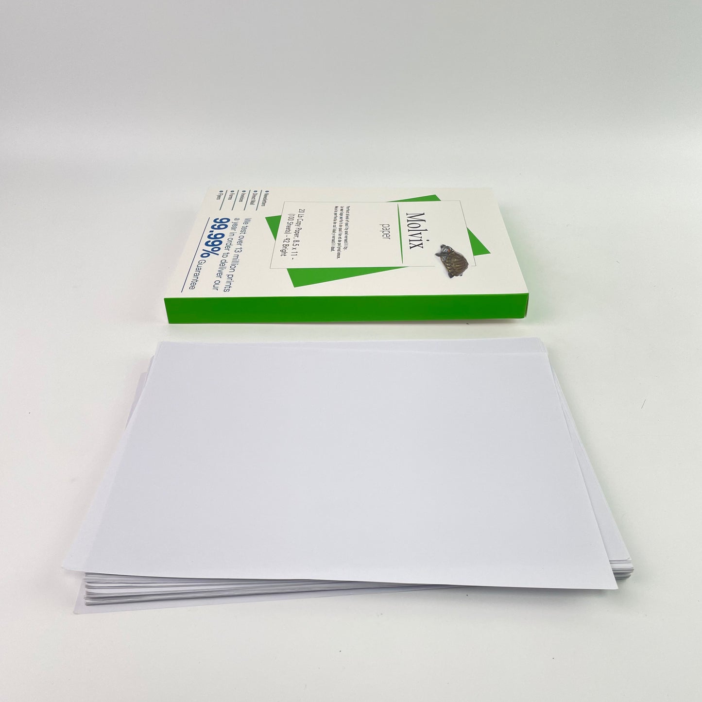 Molvix paper is a high-quality, reliable printing solution that offers exceptional brightness, a strong quality guarantee, and proven performance for a wide range of printing needs.