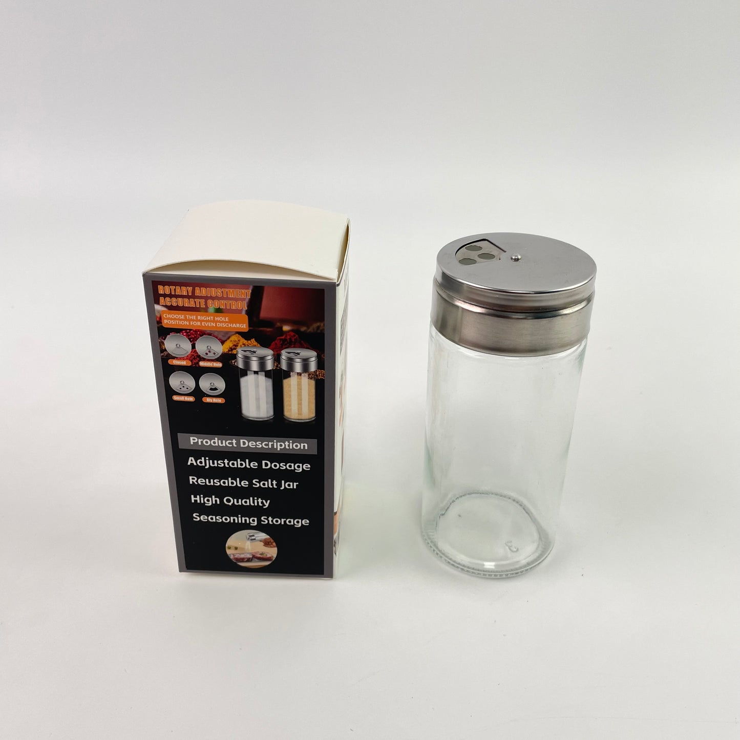 Molvix 2.7 oz Glass Cruets, the perfect blend of functionality, safety, and modern style for your kitchen seasoning storage needs.